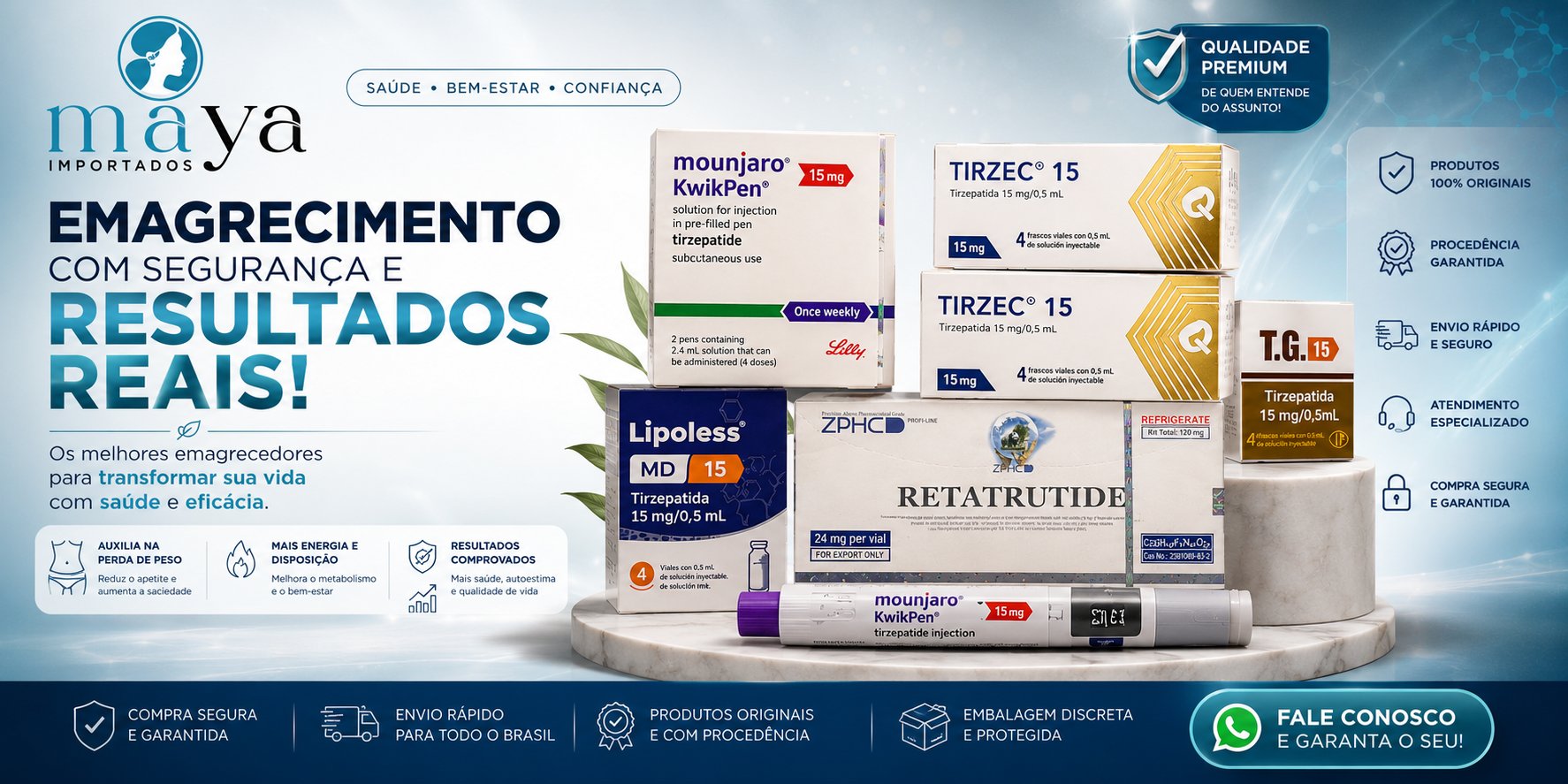 Emagrecimento com segurança — Maya Importados